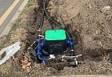 Система автоматического полива на Кубанской набережной